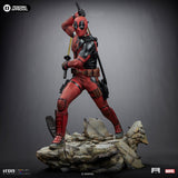 PRE - ORDER: Iron Studios Marvel Deadpool & Wolverine: Deadpool 1/4 Scale Statue - collectorzown