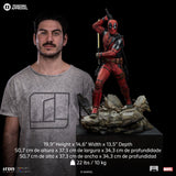 PRE - ORDER: Iron Studios Marvel Deadpool & Wolverine: Deadpool 1/4 Scale Statue - collectorzown