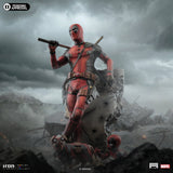 PRE - ORDER: Iron Studios Marvel Studios Deadpool & Wolverine: Deadpool Art Scale 1/10 Statue - collectorzown