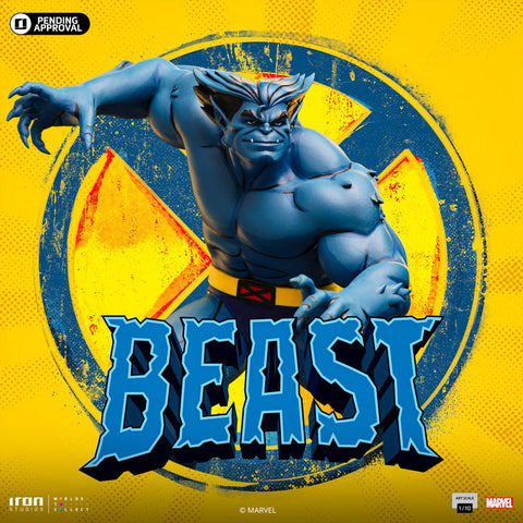 PRE - ORDER: Iron Studios Marvel Studios X - Men 97 Beast Art Scale 1/10 Statue - collectorzown