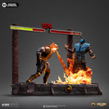 PRE - ORDER: Iron Studios Mortal Kombat: Fatality Scorpion vs Sub - Zero Deluxe 1:10 Scale Statue - collectorzown