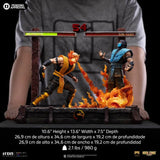 PRE - ORDER: Iron Studios Mortal Kombat: Fatality Scorpion vs Sub - Zero Deluxe 1:10 Scale Statue - collectorzown