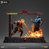 PRE - ORDER: Iron Studios Mortal Kombat: Fatality Scorpion vs Sub - Zero Deluxe 1:10 Scale Statue - collectorzown