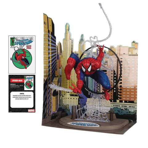 PRE - ORDER: McFarlane Toys Marvel Comics Spider - Man (The Amazing Spider - Man #301) 1/6 Scale Figure - collectorzown
