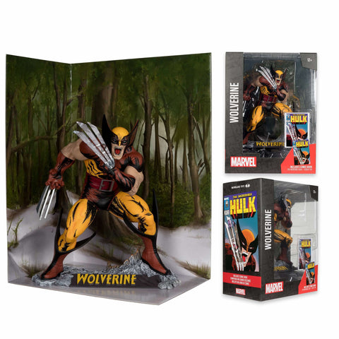 PRE - ORDER: McFarlane Toys Marvel Comics Wolverine (The Incredible Hulk #340) 1/6 Scale Figure - collectorzown