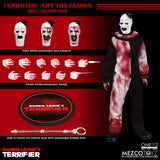 PRE - ORDER: Mezcotoyz Terrifier Art the Clown Deluxe Edition One:12 Collective Action Figure - collectorzown