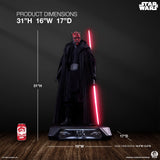 PRE - ORDER: PCS Collectibles Star Wars Darth Maul 1:3 Scale Hyperreal Statue - collectorzown