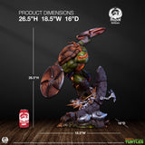 PRE - ORDER: PCS Collectibles Teenage Mutant Ninja Turtles: Michelangelo (Deluxe Edition) 1:3 Scale Statue - collectorzown