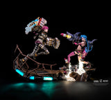 PRE - ORDER: PureArts League of Legends Jinx & Vi Collectible Set - collectorzown