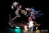 PRE - ORDER: PureArts League of Legends Jinx & Vi Collectible Set - collectorzown