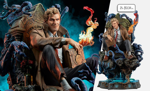 PRE - ORDER: Sidehsow Collectibles DC Comics John Constantine: Just Another Exorcism Hangover Premium Format Figure - collectorzown