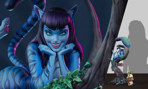 PRE - ORDER: Sideshow Collectibles Alice in Wonderland Lady Cheshire Cat Statue - collectorzown