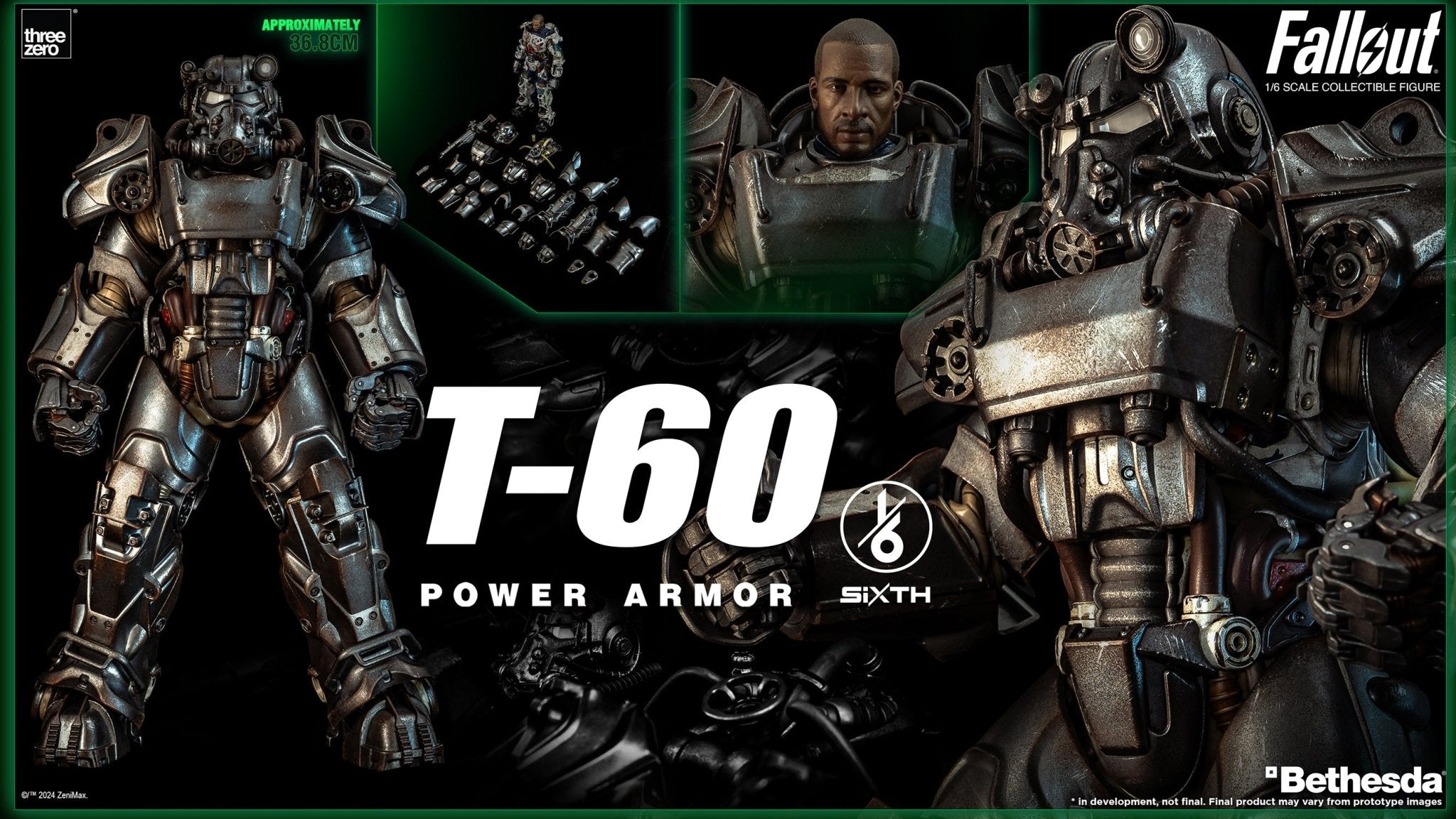 PRE - ORDER: Threezero Fallout T - 60 Power Armor Sixth Scale Figure -  collectorzown