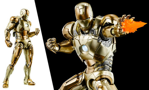 PRE - ORDER: Threezero Marvel Studios Avengers: Infinity Saga DLX Iron Man Mark 21 “Midas” 1/12 Scale Figure - collectorzown