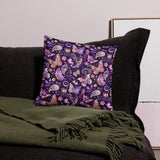 Purple Paisley Butterflies Pillow - collectorzown