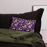 Purple Paisley Butterflies Pillow - collectorzown