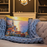 Seaside Village Pillow - collectorzown