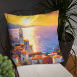 Seaside Village Pillow - collectorzown