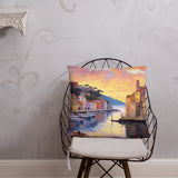 Seaside Village Pillow - collectorzown