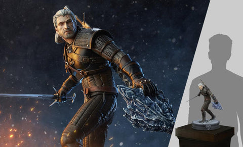 Sidehsow Collectibles The Witcher 3: Wild Hunt Geralt Statue - collectorzown