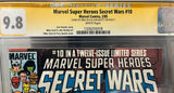 CGC Signature Series 9.8 Marvel Super Heroes Secret Wars Signed by Mike Zeck & John Beatty - collectorzown