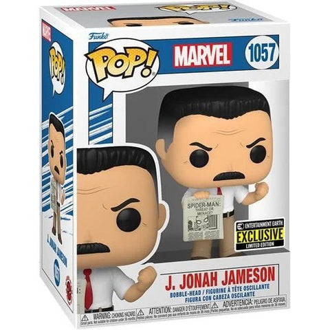 Funko Pop! Marvel: Spider-Man J. Jonah Jameson #1057 Entertainment Earth  Exclusive - collectorzown