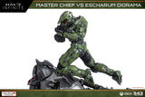 Gaming Heads Halo Infinite Master Chief vs. Escharum Diorama - collectorzown