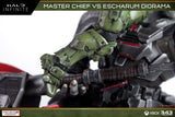 Gaming Heads Halo Infinite Master Chief vs. Escharum Diorama - collectorzown