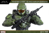 Gaming Heads Halo Infinite Master Chief vs. Escharum Diorama - collectorzown