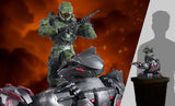 Gaming Heads Halo Infinite Master Chief vs. Escharum Diorama - collectorzown