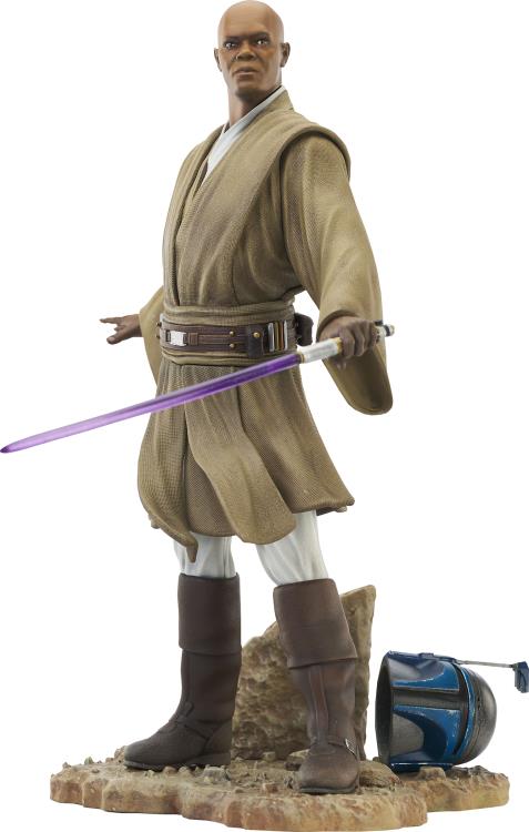 Gentle Giant Star Wars: Attack of the Clones Mace Windu Premier Collection  1:7 Scale Statue