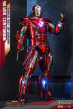 Hot Toys Iron Man 3 Iron Man Mark XXXIII Silver Centurion (Armor Suit Up Version) Sixth Scale Figure - collectorzown