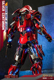 Hot Toys Iron Man 3 Iron Man Mark XXXIII Silver Centurion (Armor Suit Up Version) Sixth Scale Figure - collectorzown