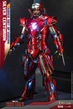 Hot Toys Iron Man 3 Iron Man Mark XXXIII Silver Centurion (Armor Suit Up Version) Sixth Scale Figure - collectorzown