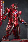 Hot Toys Iron Man 3 Iron Man Mark XXXIII Silver Centurion (Armor Suit Up Version) Sixth Scale Figure - collectorzown