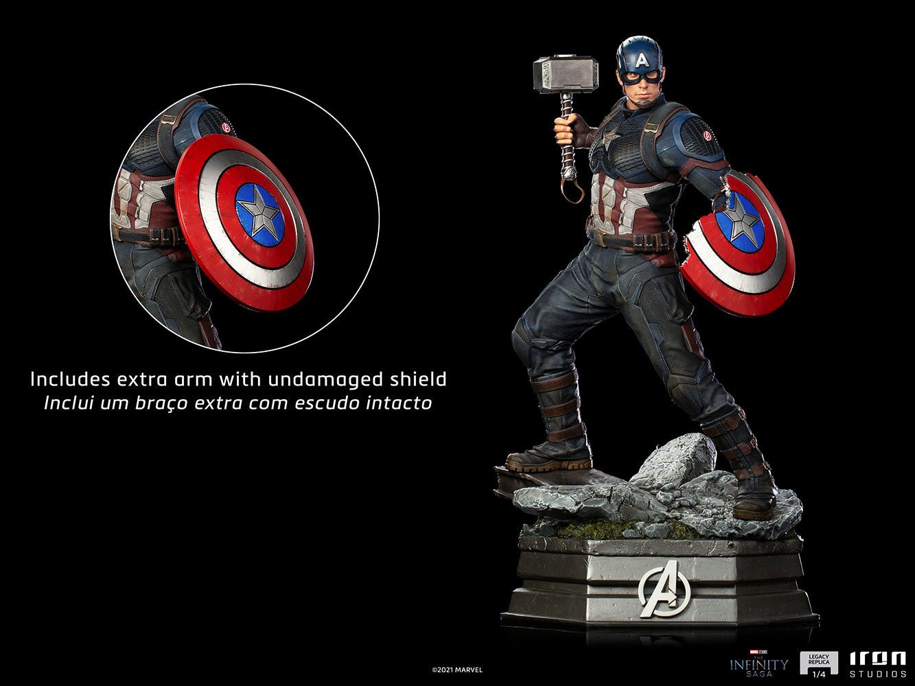 AVENGERS CAPITAN AMERICA SCUDO BASE - CirinaroShop