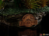 Iron Studios Jurassic Park Just The Two Raptors Deluxe 1:10 Scale Statue - collectorzown