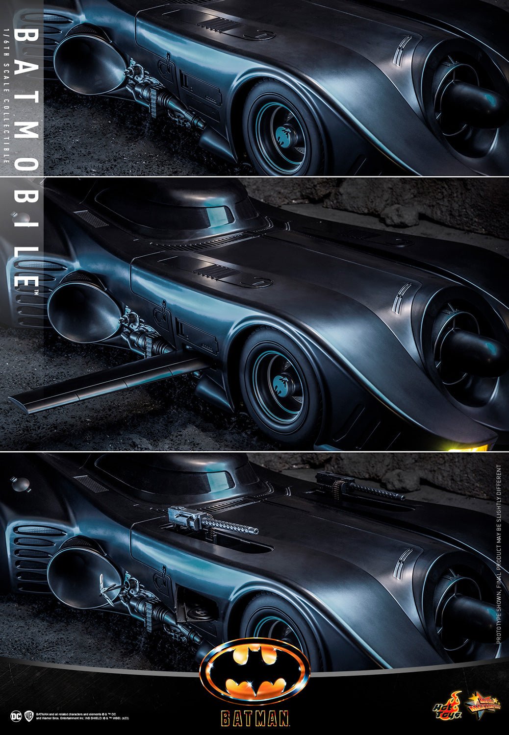 Batman 1989 Limited Edition Black Chrome Batmobile Exclusive Is Back up for  Pre-Order