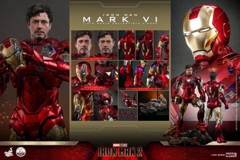 PRE-ORDER: Hot Toys Iron Man 2: Iron Man Mark VI Quarter Scale