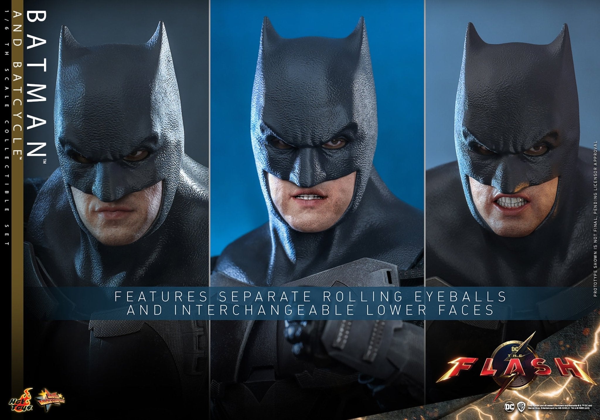 Hot Toys The Flash Batman and Batcycle