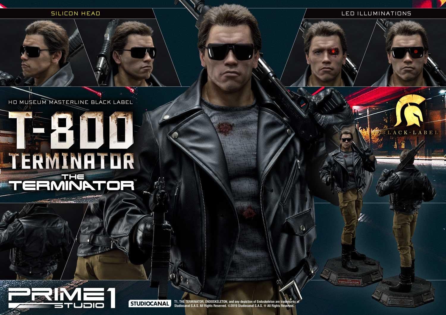High Definition Bust The Terminator (Film) T-800 Endoskeleton Head