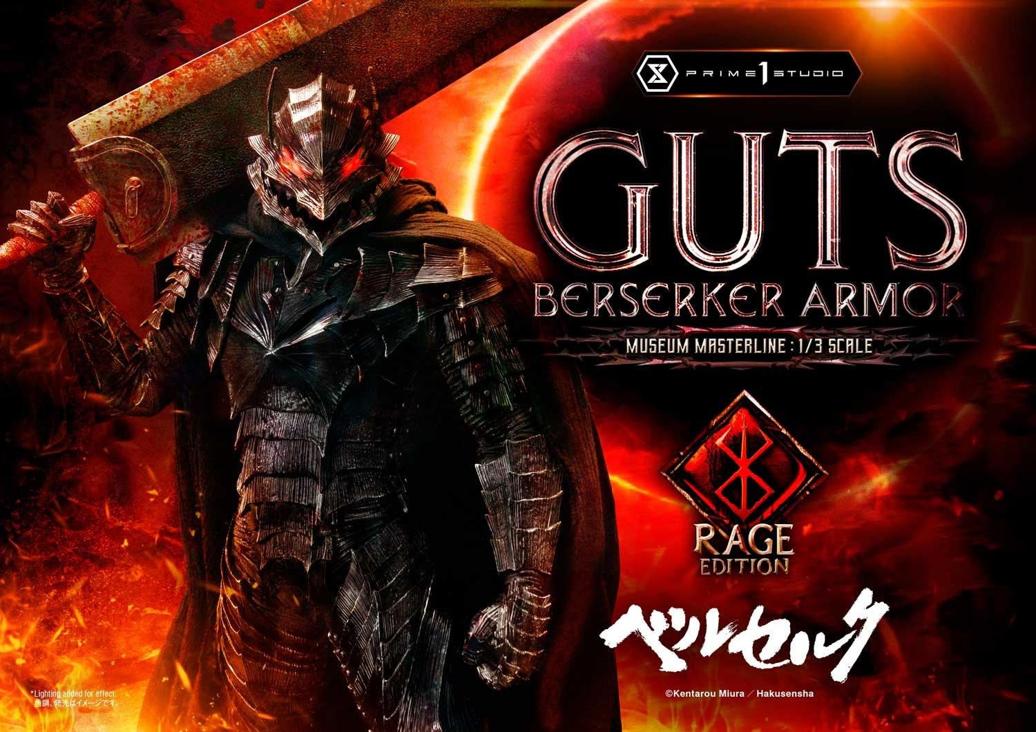 Berserk Museum Masterline Guts Berserker Armor Rage Edition Statue: 1/ –