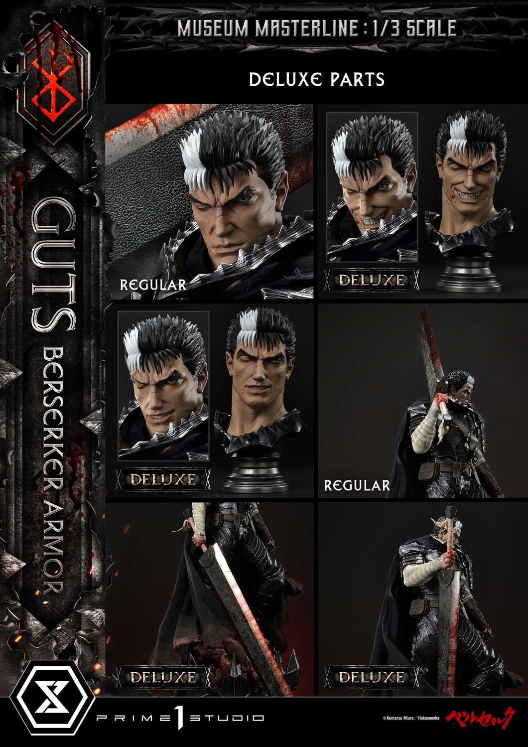 Prime 1 Studio Museum Masterline Berserk Guts, Berserker Armor Unleash  Edition DX Bonus Version 1/3 Scale Statue - collectorzown