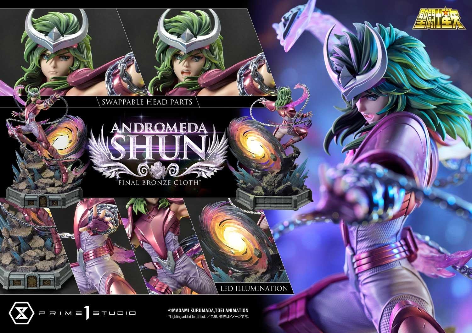 Prime 1 Studio Premium Masterline Saint Seiya Andromeda Shun Final Bronze  Cloth Bonus Version 1/4 Scale Statue - collectorzown
