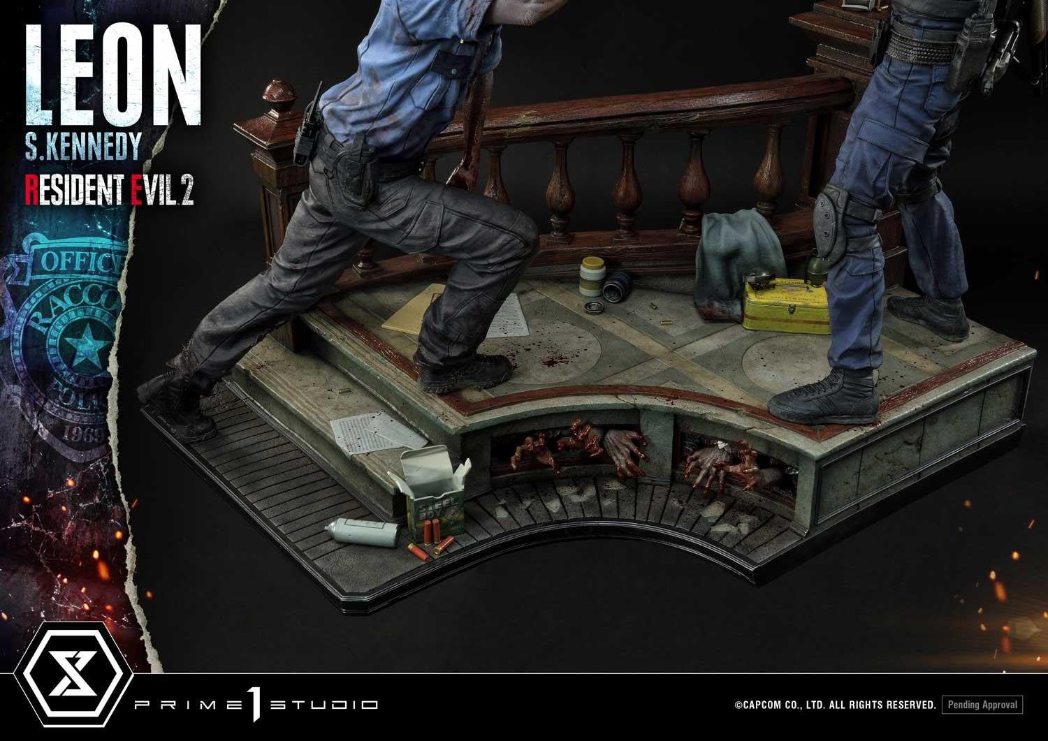 PRE-ORDER: Prime 1 Ultimate Premium Masterline Resident Evil 2 Leon S.  Kennedy Statue - collectorzown